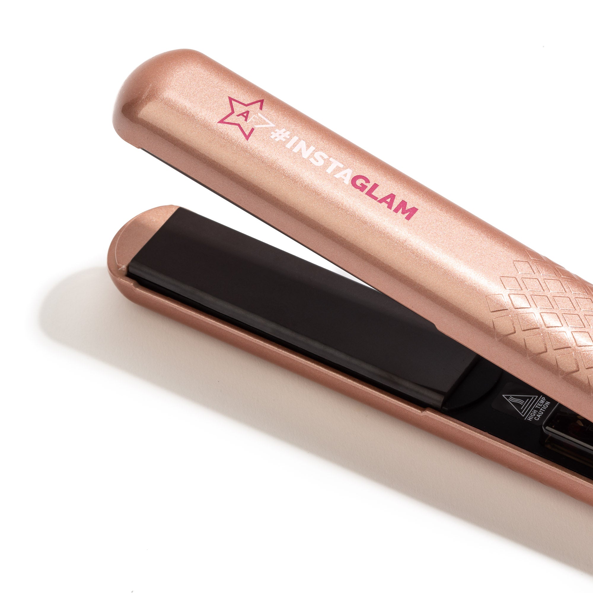 Instaglam 1.25" Flat Iron with Rose Gold Accents