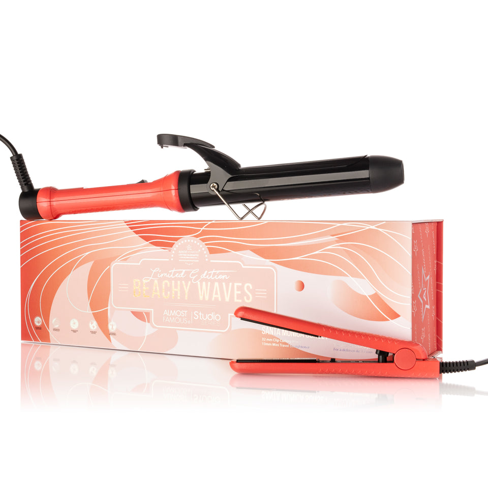 "Beach Wave Babe" 2-Piece Set with Curling Wand & Mini ToGo