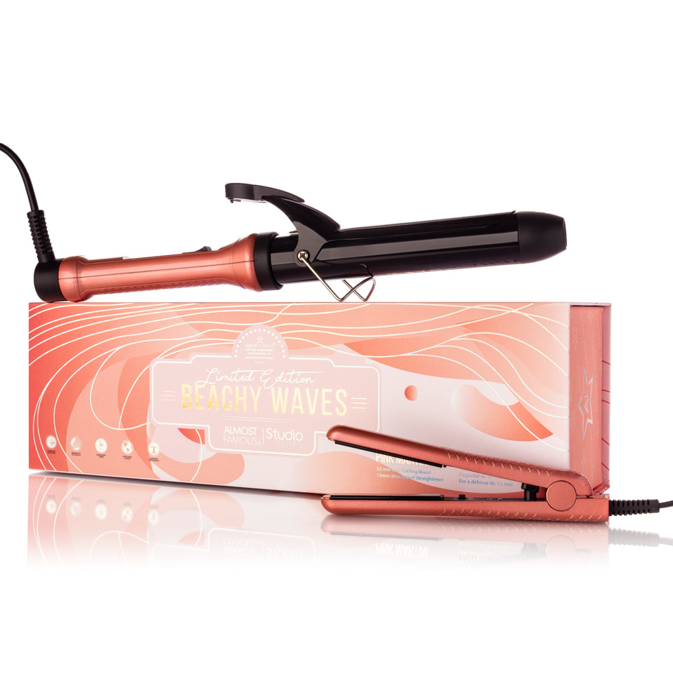 "Beach Wave Babe" 2-Piece Set with Curling Wand & Mini ToGo