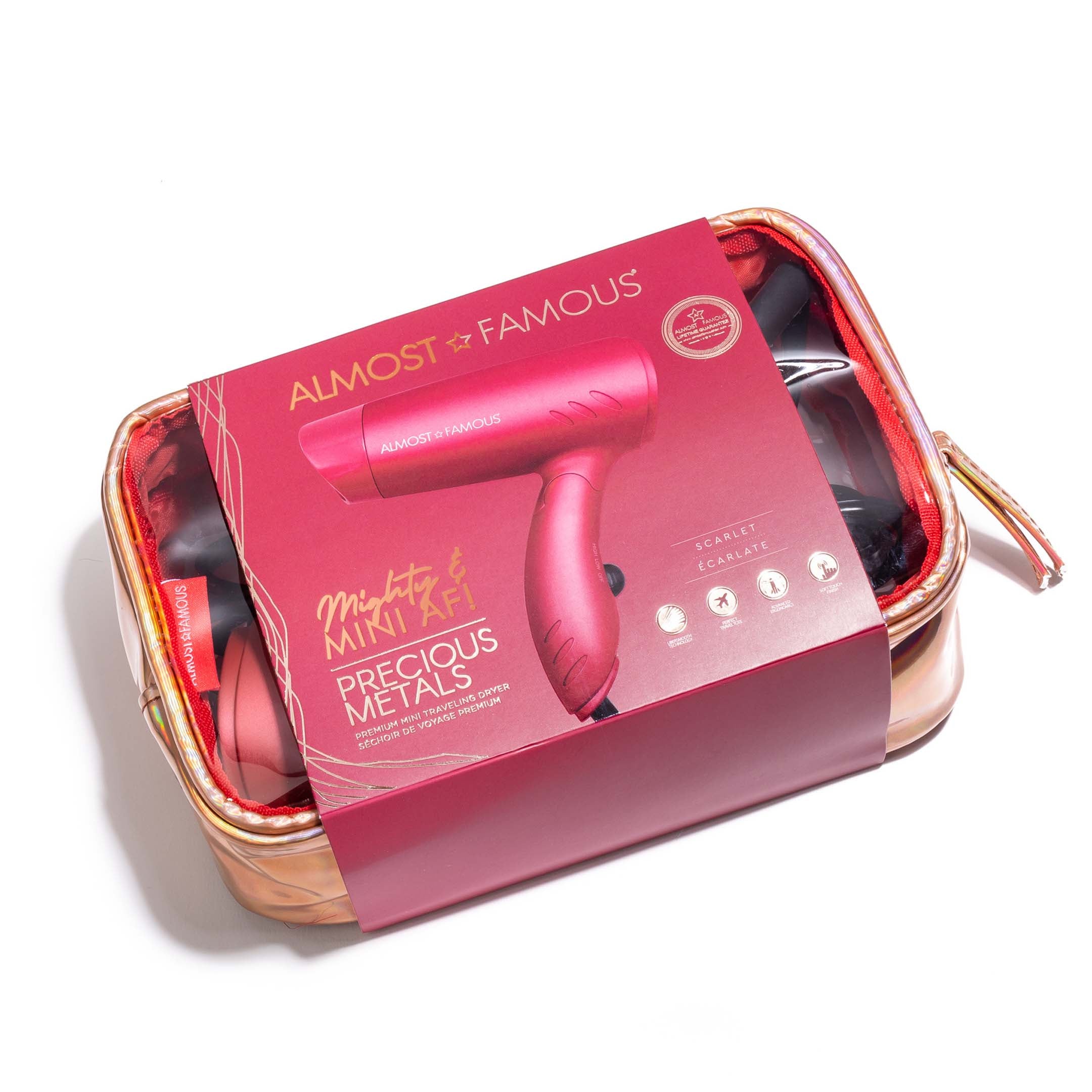 Mighty AF Mini Travel Dryer with Holotone Carrying Bag