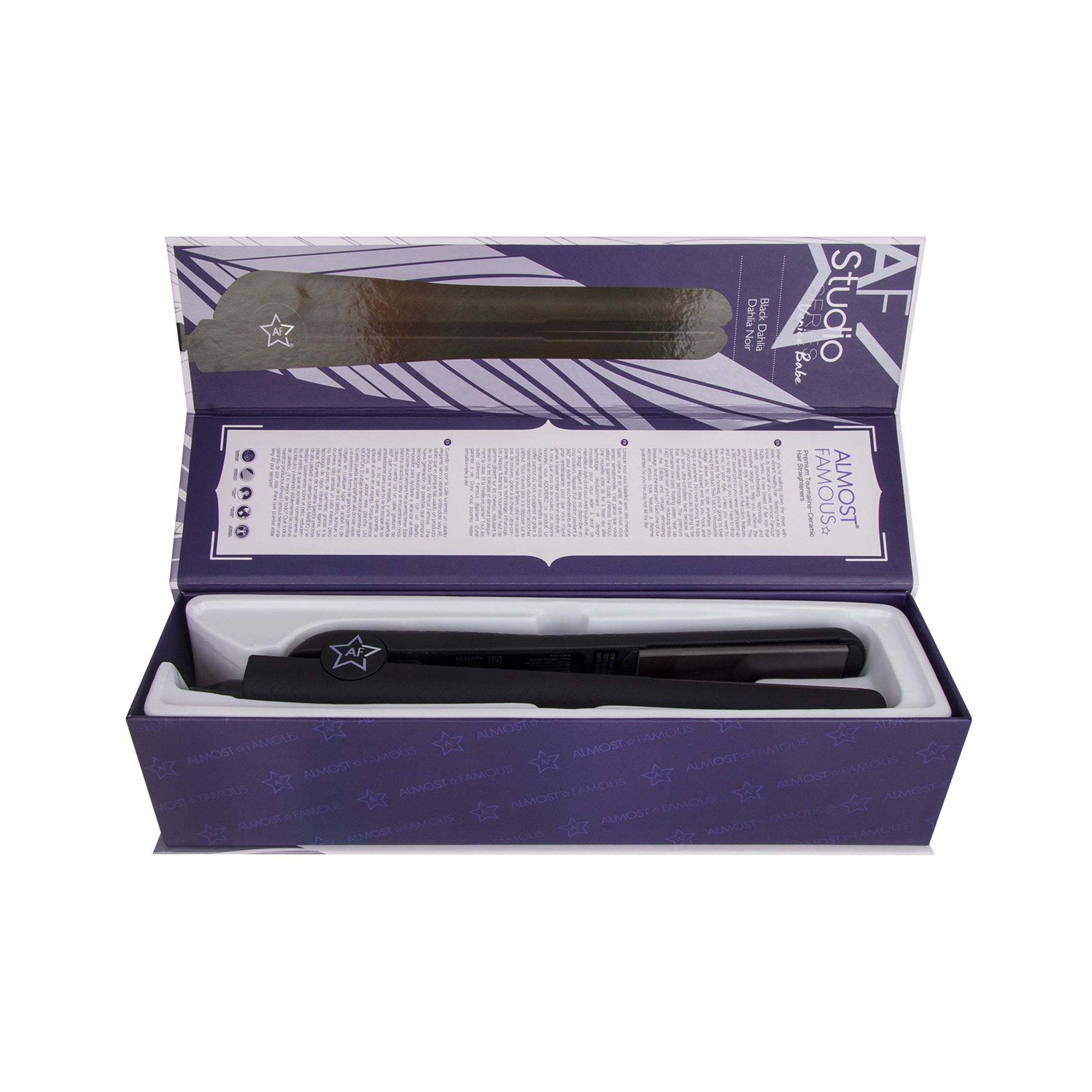 Venice Babe 1.25" Flat Iron with Luxe Gem Infused Plates